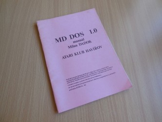 Manuál MD DOS 1.0 - Milan Dadok