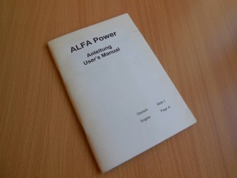 ALFA Power - User Manual