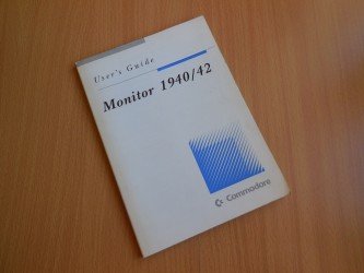 Manuál pro Commodore 1940 a 1942
