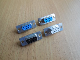 Konektor D-SUB 9 na kabel - přímá (vidlice)